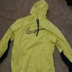 yellow and black nike hoodie